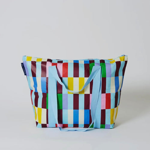 Project Ten Medium Zip Tote - Multi Stripe
