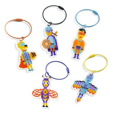 Djeco DIY - Pixel Art Shink Keyring