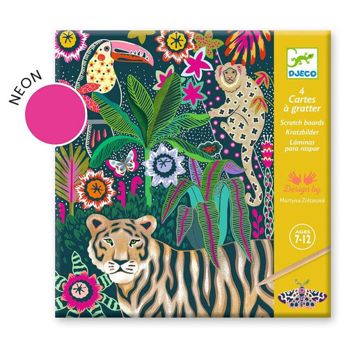 Djeco - Scratch Cards Jungle