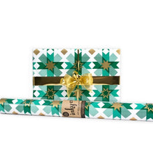 Inky Co Wrapping Paper 5m - Southern Star Green
