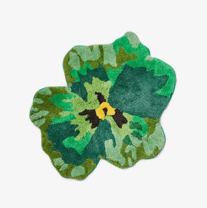 Bonnie & Neil - Bathmat Pansy Green