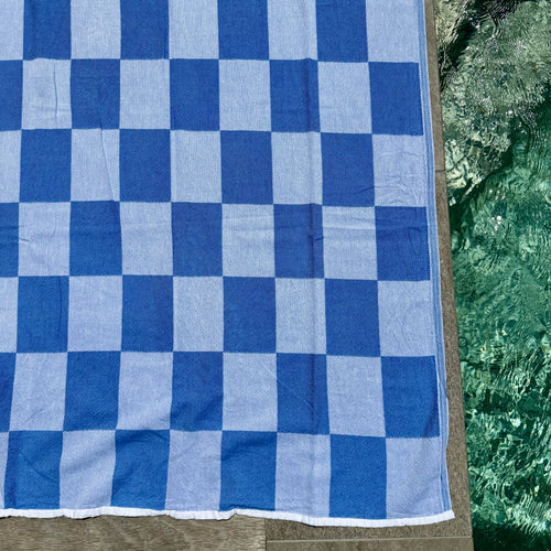 Gambit Turkish Towel - Royal Blue