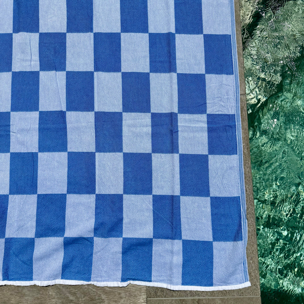 Gambit Turkish Towel - Royal Blue