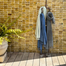 Stonewash Turkish Towel - Black