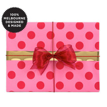 Inky Co Wrapping Paper 5m - Dot Pink
