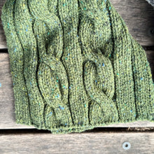 Fisherman Out Of Ireland - Cable & Rib Scarf Seaweed