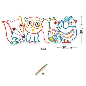 Djeco - Forest Friends Colouring