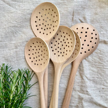 Walnut Straining Spoon