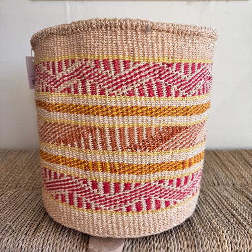 Kenyan Sisal Basket - Large #49