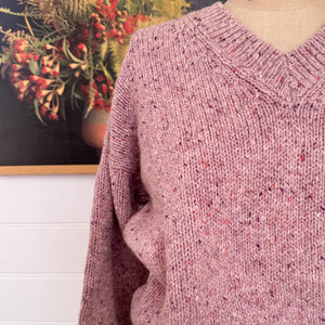 Fisherman Out Of Ireland V Neck Wild Rose