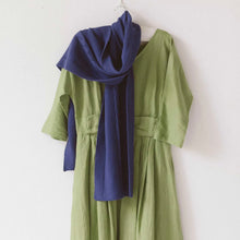 Lazybones - Organic Cotton scarf Indigo