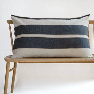 Mungo - Linen Cushion Navy