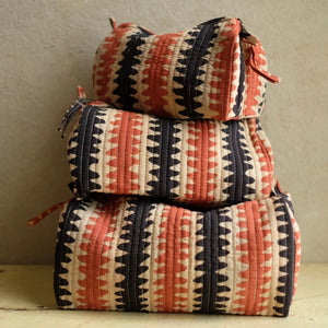Padded Bath Bag - Waves