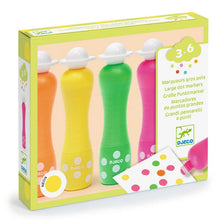 Djeco - Foam Markers Fluoro