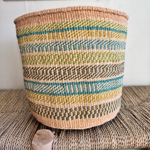 Kenyan Sisal Basket - Large #52