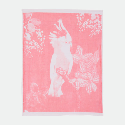 Bonnie & Neil Tea Towel - Major Pink