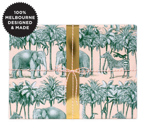 Inky Co Wrapping Paper 5m - Safari Nude