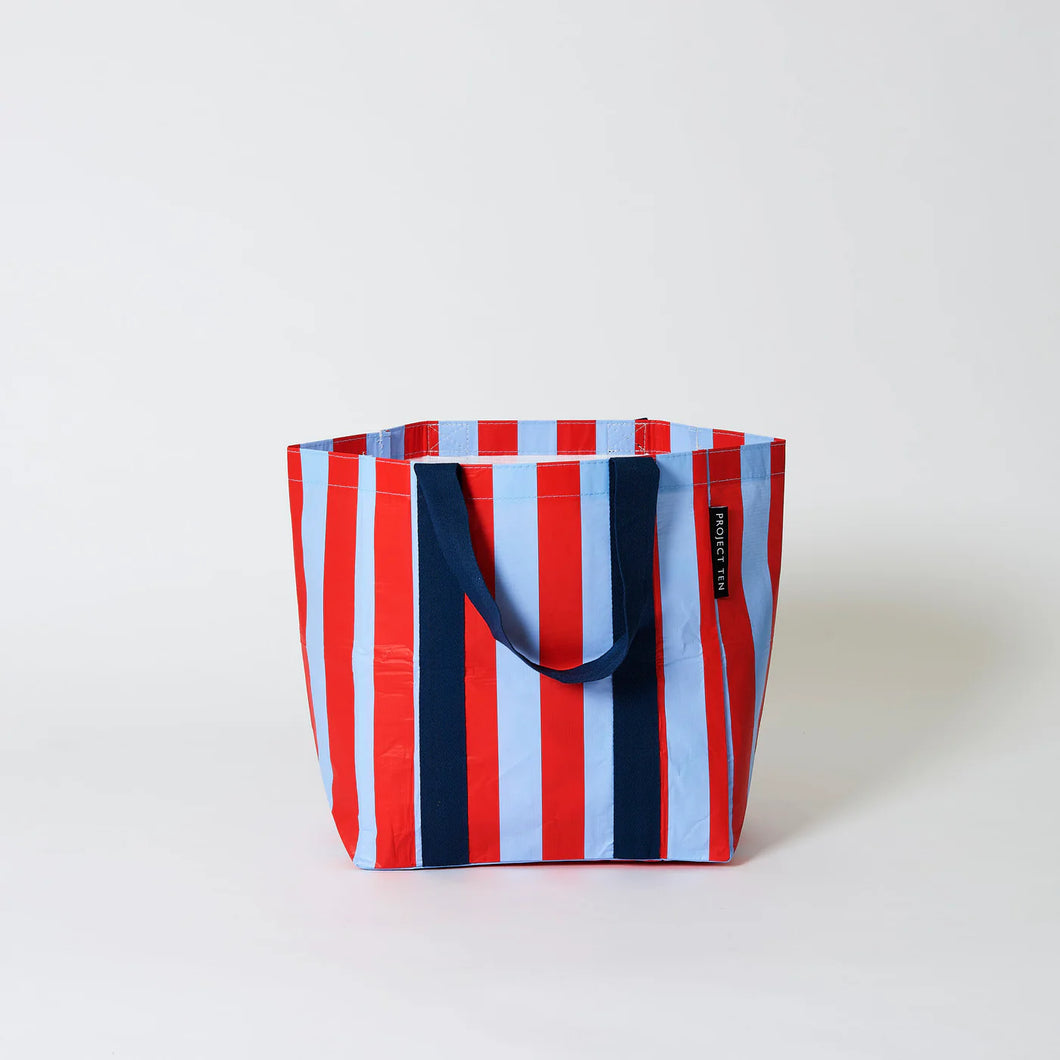 Project Ten Shopper - Red Stripe