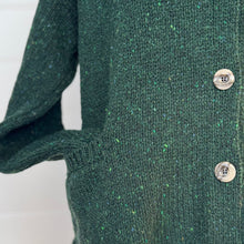 Fisherman Out Of Ireland Cardigan Bottle Green