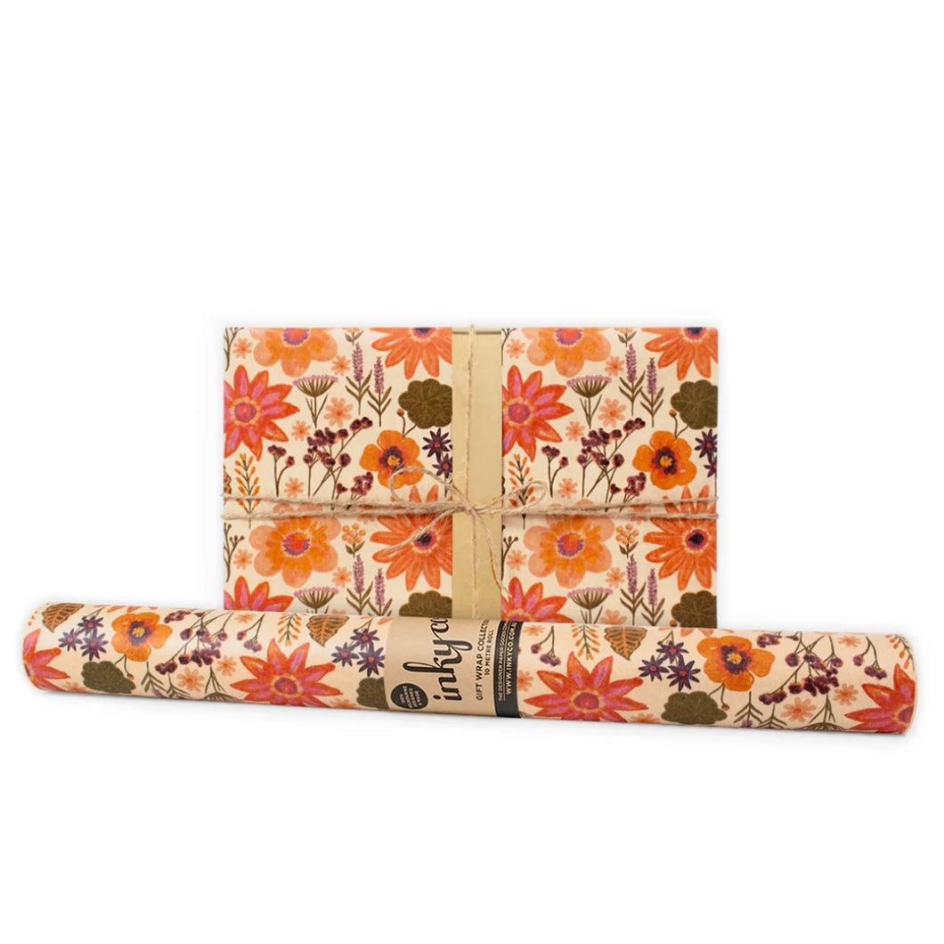 Inky Co Wrapping Paper 5m - Meadow Kraft