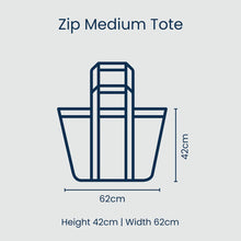 Project Ten Medium Zip Tote - Oxford Stripe
