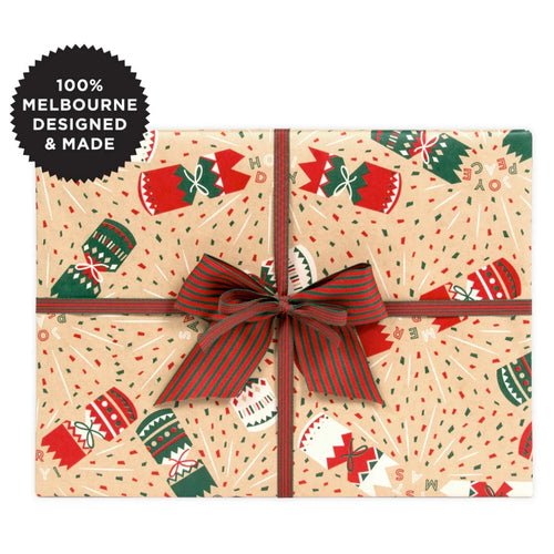 Inky Co Wrapping Paper 5m - Crackers Kraft