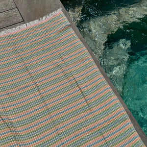 Waffle Turkish Towel - Bubblegum