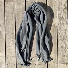 Stonewash Turkish Towel - Black