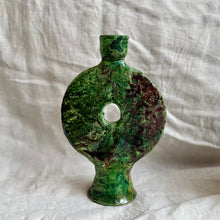Tamegroute - Round Candle Holder Green