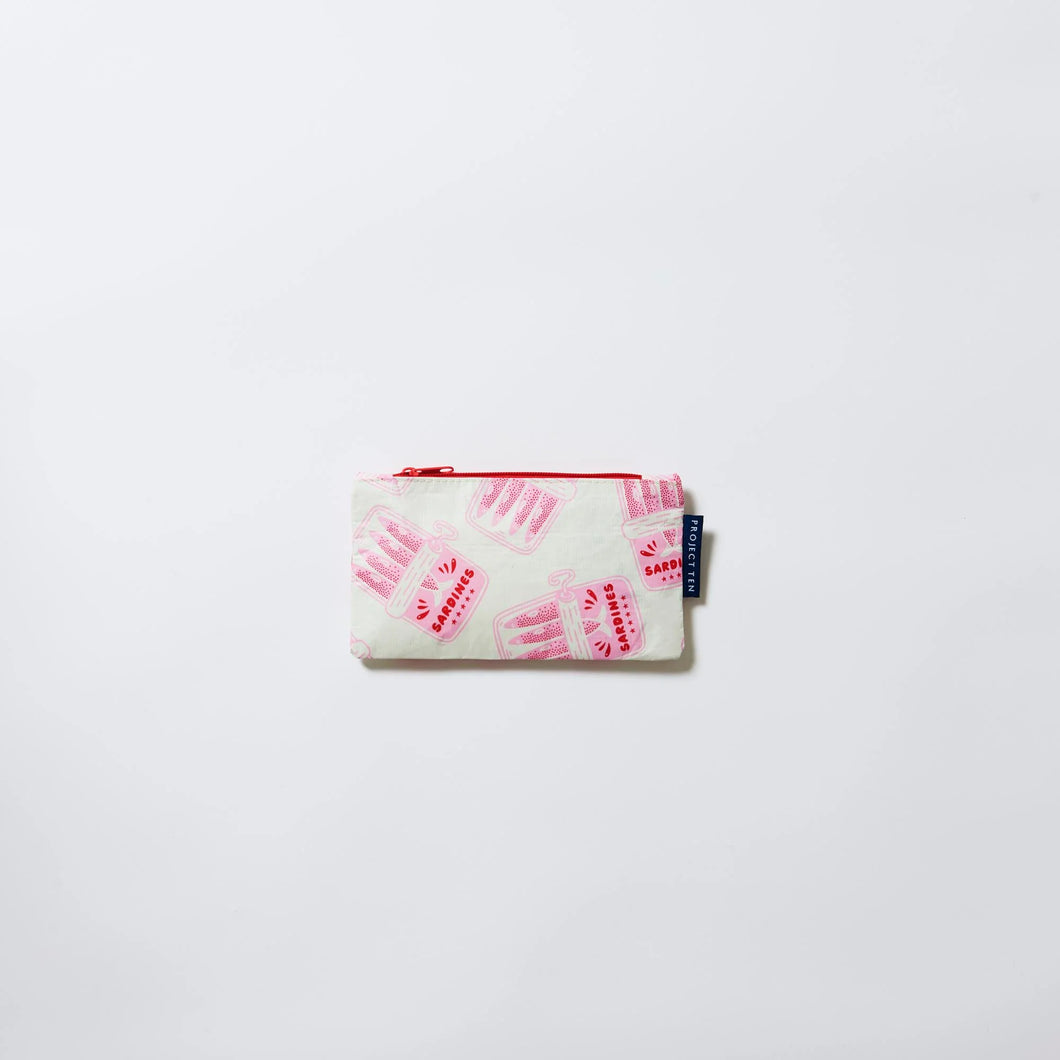 Project Ten Tiny Zip Pouch - Sardines