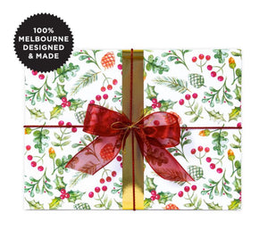 Inky Co Wrapping Paper 5m - Xmas Garden