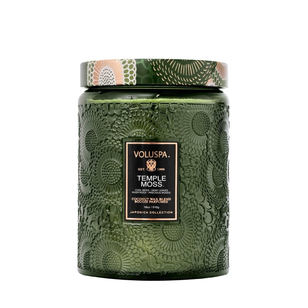 Voluspa Candle 100 hour- Temple Moss