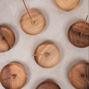 Walnut Incense Holder