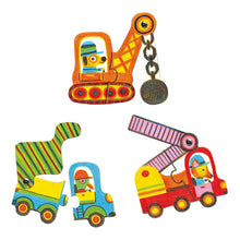 Djeco - Duo Puzzle Vehicles