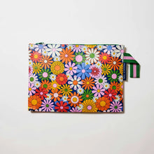 Project Ten Large Zip Pouch - Coastal Floral