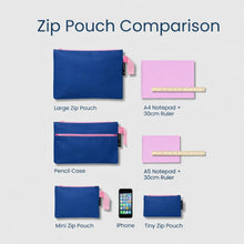 Project Ten Large Zip Pouch - Ripple