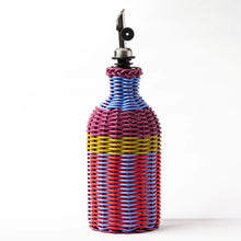 Maegen Woven Oil Pourer - Cornflower & Red