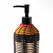 Maegen Woven Soap Pump - Black & Cream