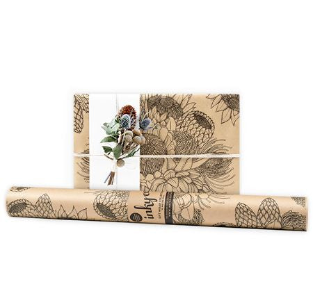 Inky Co Wrapping Paper 5m - Flower Tribe