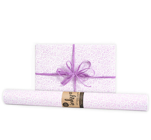 Inky Co Wrapping Paper 5m - Eloise Lilac