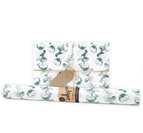 Inky Co Wrapping Paper 5m - Eucalyptus