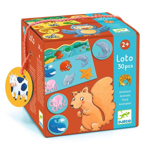 Djeco - Bingo Loto Game Animals