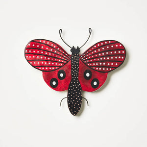 Jones & Co - Raspberry Moth Wall Tile