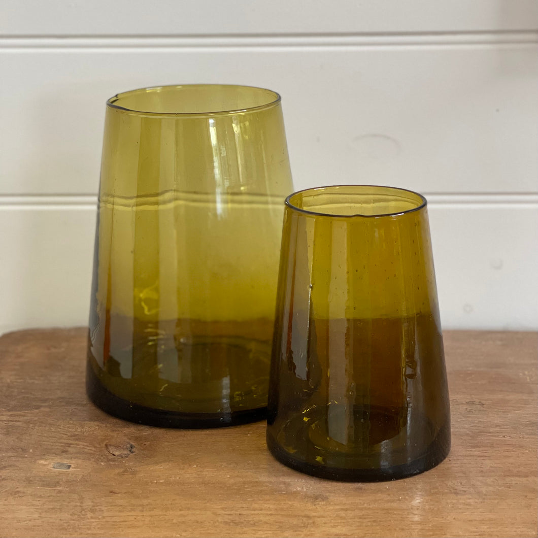 Beldi Glassware - Vase Amber