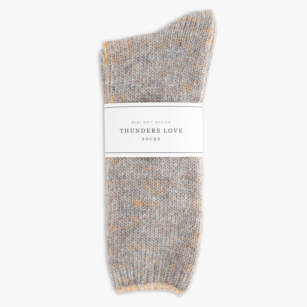 Thunders Love Socks - Recycled Wool Grey