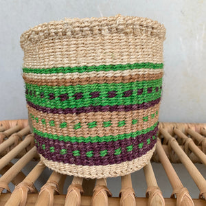 Kenyan Sisal Basket -  x small