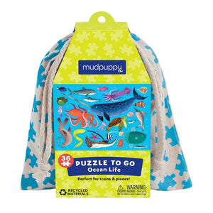 Mudpuppy - Puzzle To Go Ocean Life