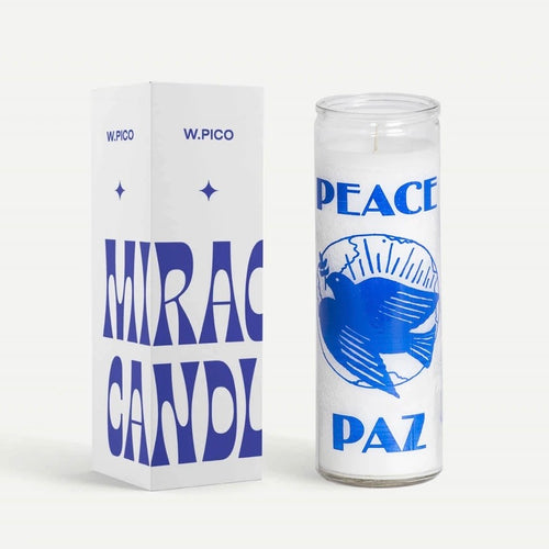 W Pico Candle - Peace