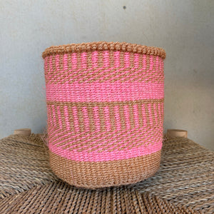 Kenyan Sisal Basket - small
