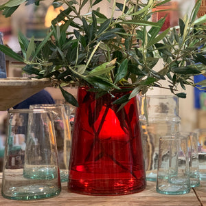 Beldi Glassware - Vase Red